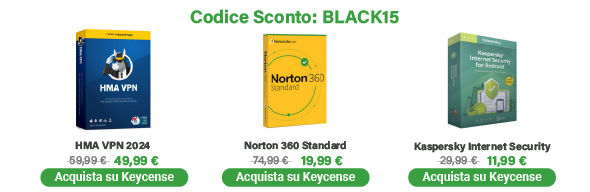 Offerte antivirus Black Friday su Keycense